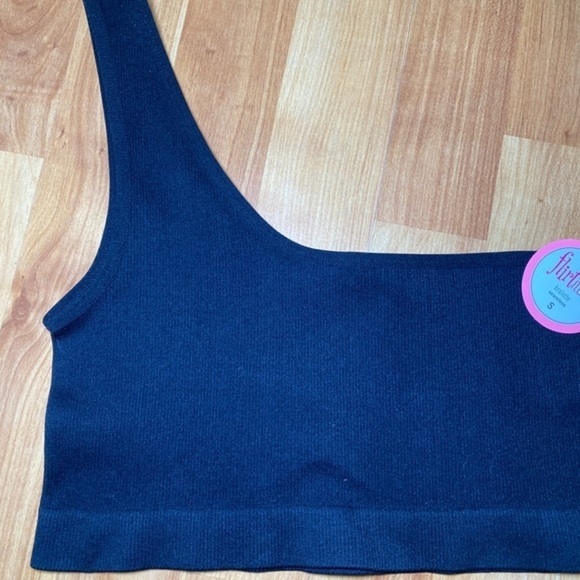 Flirtitude one shoulder seamless bralette size S junior’s - Picture 2 of 3